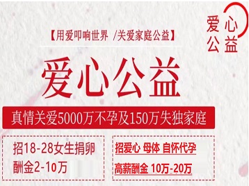 武鸣捐卵助孕生子 爱心志愿者招募
